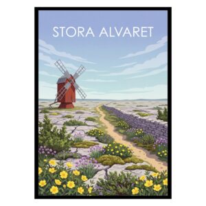 Stora Alvaret Öland Sweden Poster