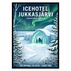 ICEHOTEL-Jukkasjärvi-Sweden Poster