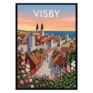 Visby Gotland Sweden Poster