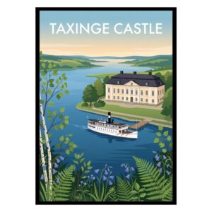 Taxinge Castle Sweden Poster
