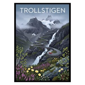 Trollstigen Norway Poster