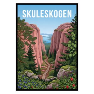 Skuleskogen National Park Sweden Poster