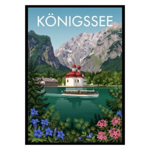 Lake Königssee Germany Poster