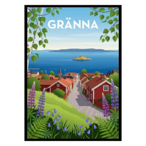 Gränna Sweden Poster