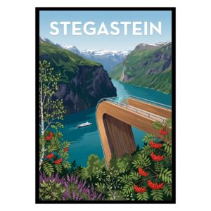 Stegastein Viewpoint Norway Poster