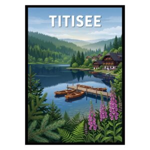 Titisee Lake Germany Poster