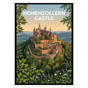 Hohenzollern Castle Germany Poster