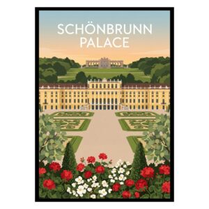 Schönbrunn Palace Austria Poster