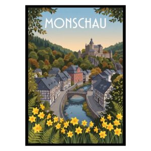 Monschau Eifel Germany Poster