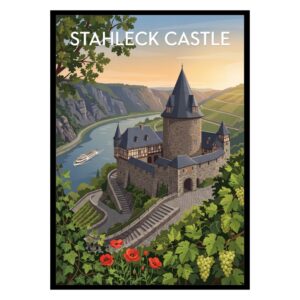 Stahleck Castle Germany Poster