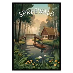 Spreewald Biosphere Reserve Germany Poster