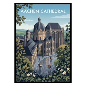 Aachen Cathedral Germany Poster