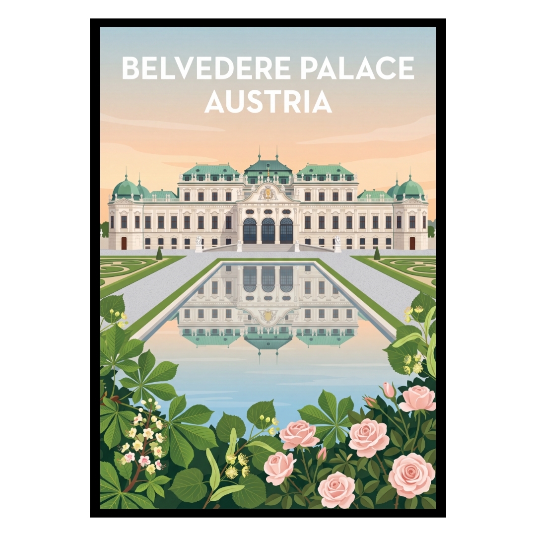 Belvedere Palace Austria Poster