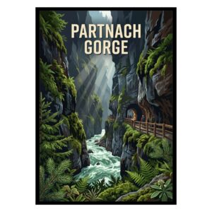 Partnach Gorge Germany Poster