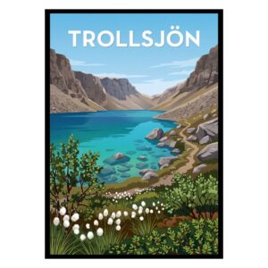 Trollsjön Sweden Poster Poster