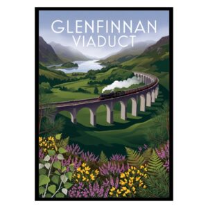 Glenfinnan Viaduct Scotland Poster