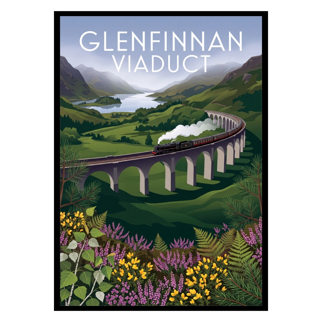 Glenfinnan Viaduct Scotland Poster