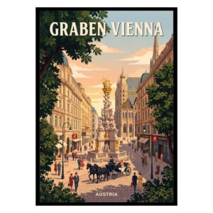 Graben Vienna Austria Poster