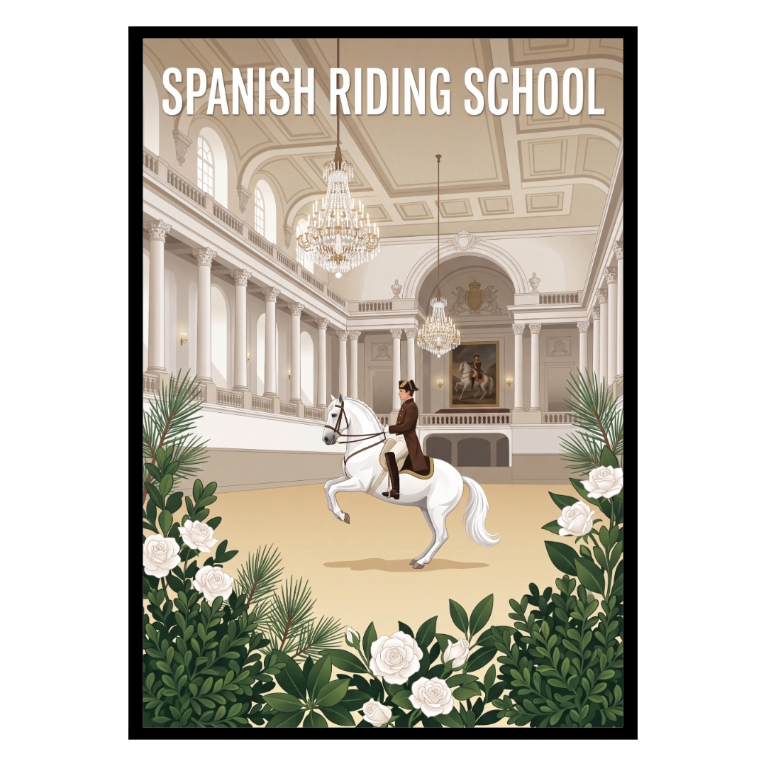 Spanish Riding School Austria Poster