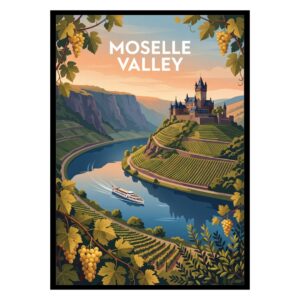 Moselle Valley Germany Poster