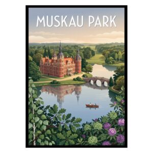 Musskau Park Germany Poster