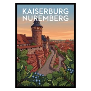 Kaiserburg Nuremberg Germany Poster