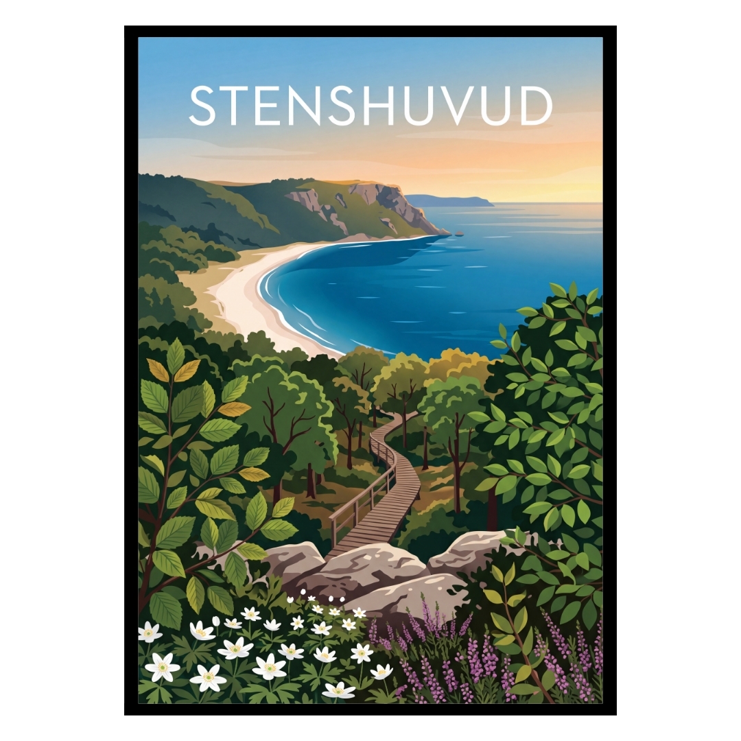 Stenshuvud National Park Sweden Poster
