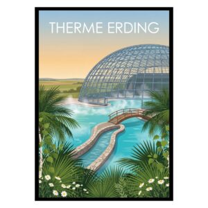 Therme Erding Germany Poster