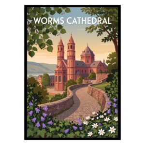 Worms Cathedral Germany Poster