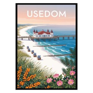 Usedom Island Germany Poster