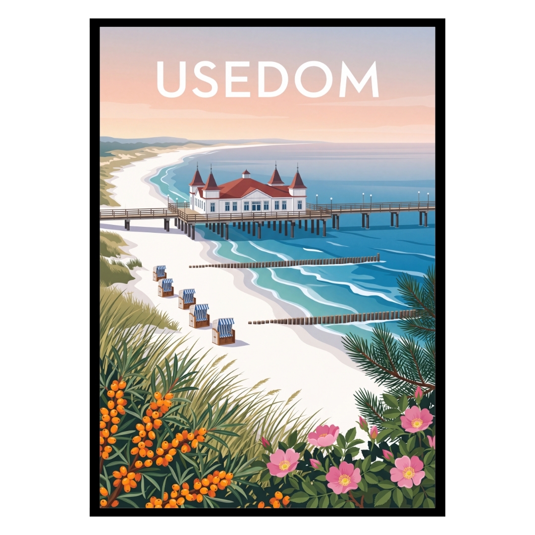 Usedom Island Germany Poster