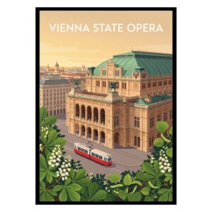 Vienna State Opera Austria Poster