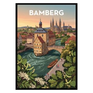 Bamberg Old Town Germany Poster