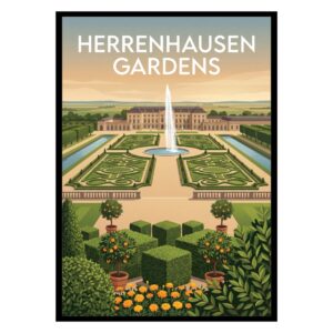 Herrenhausen Gardens Hanover Germany Poster
