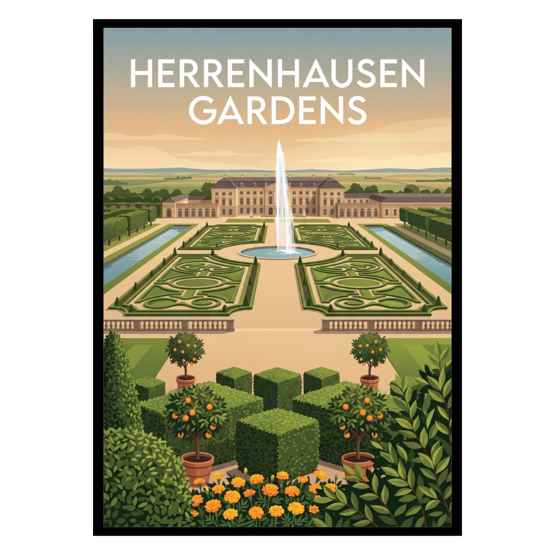 Herrenhausen Gardens Hanover Germany Poster