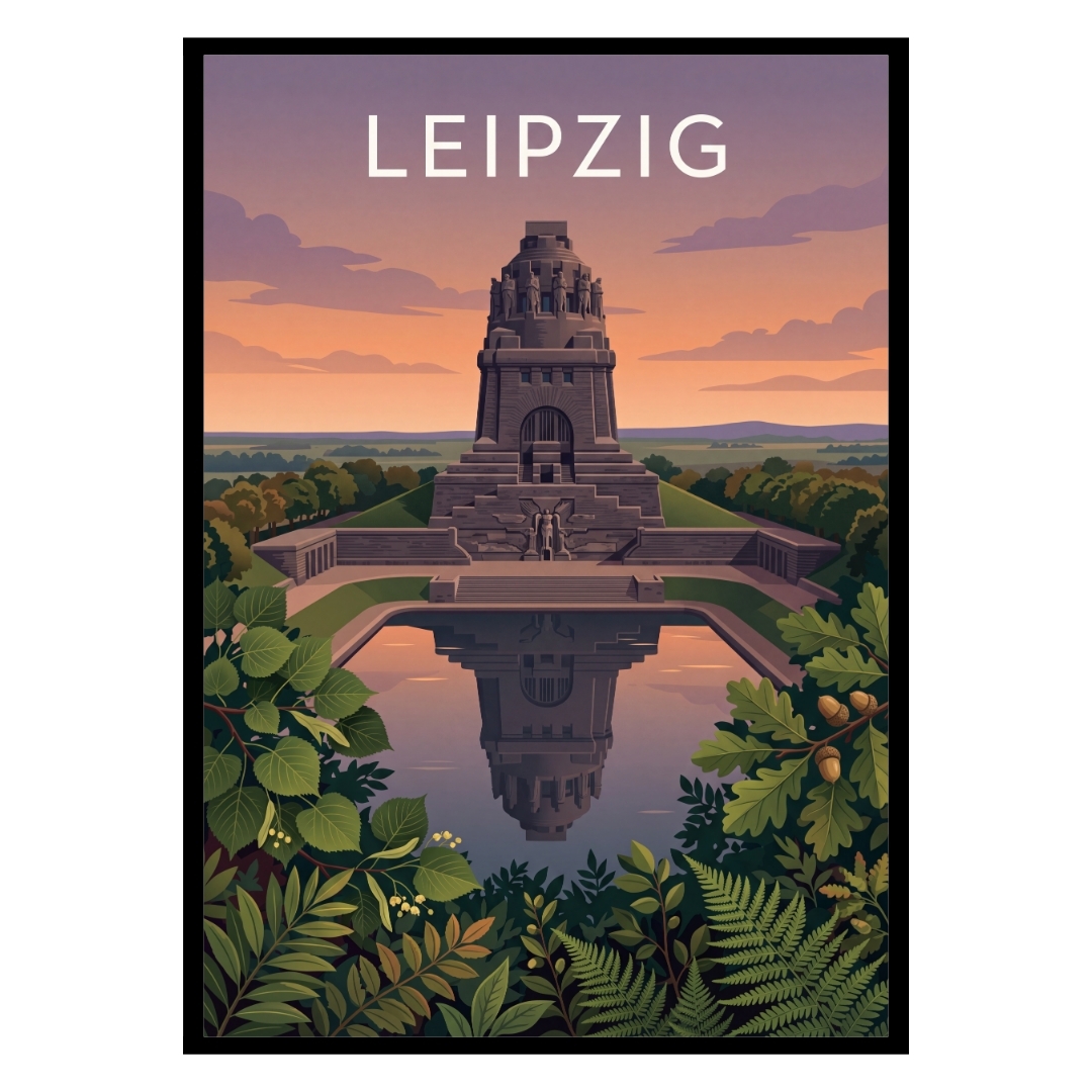 Völkerschlachtdenkmal Leipzig Germany Poster