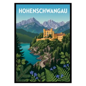Hohenschwangau Castle Germany Poster