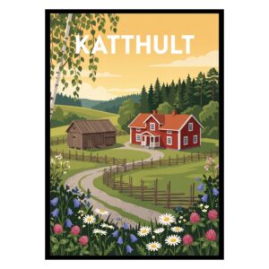 Katthult Sweden Poster Poster