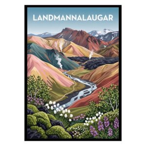 Landmannalaugar Iceland Poster