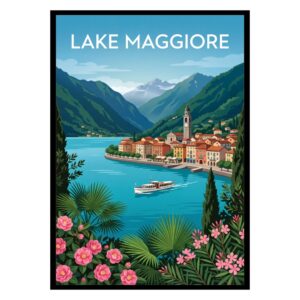 Lake Maggiore Switzerland Poster