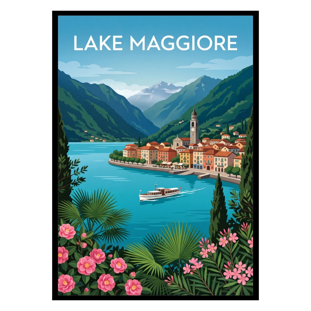 Lake Maggiore Switzerland Poster