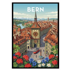 Zytglogge Clock Tower Bern Switzerland Poster