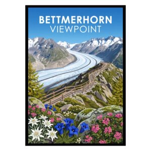 Bettmerhorn Viewpoint Switzerland Poster