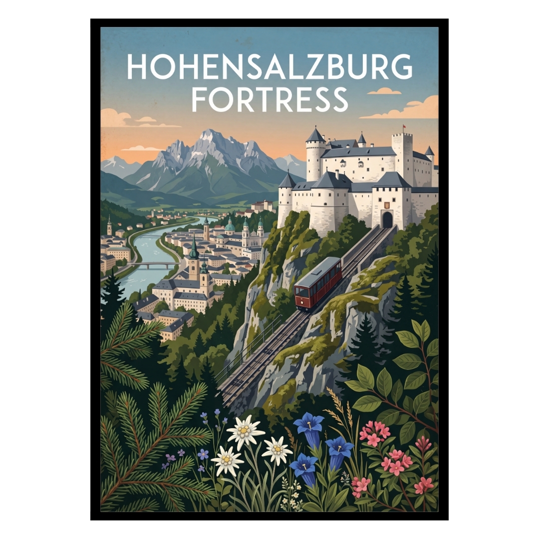 Hohensalzburg Fortress Austria Poster