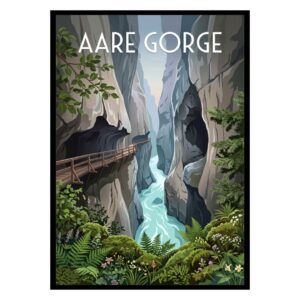 Aare Gorge Switzerland Poster