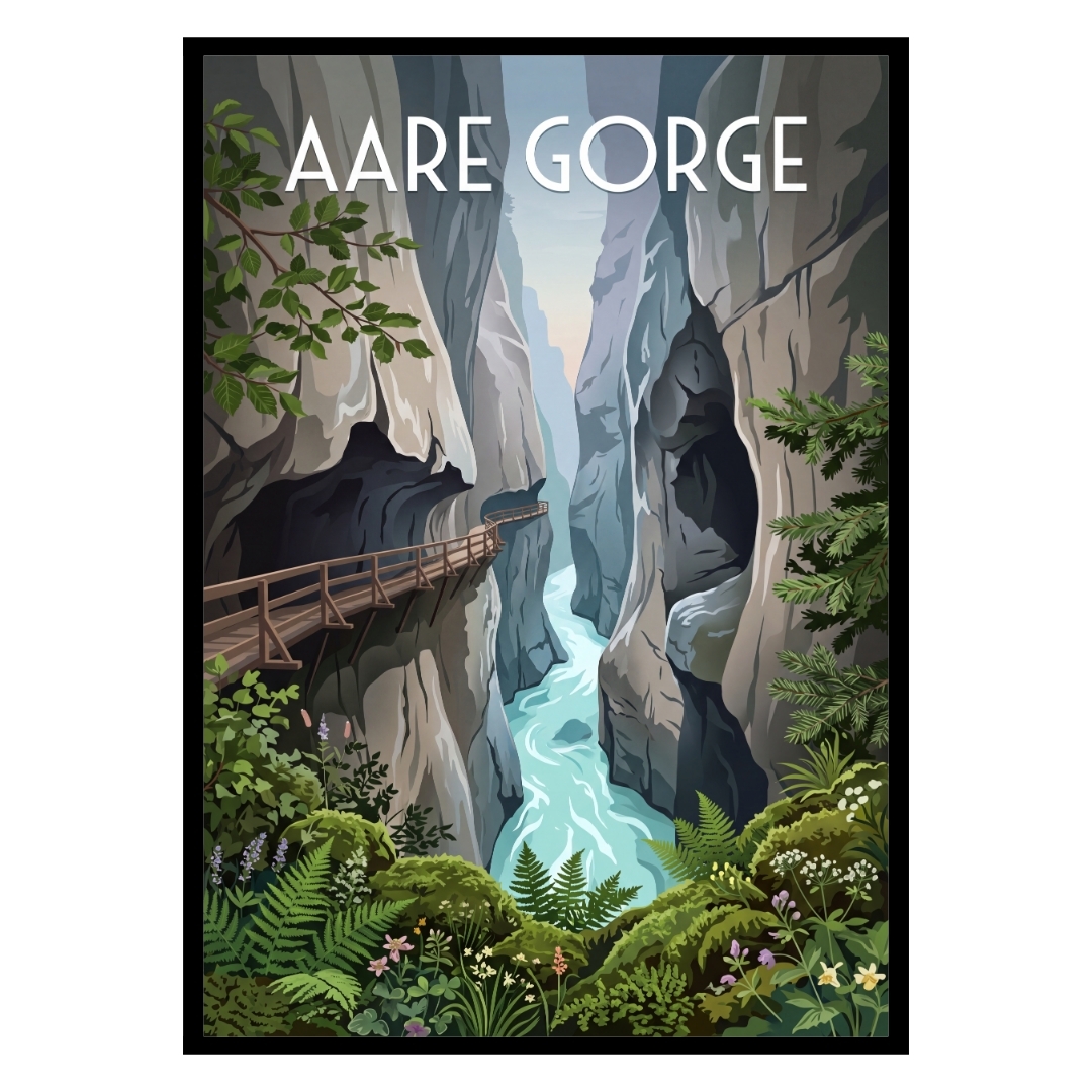 Aare Gorge Switzerland Poster