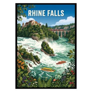 Rhine Falls Neuhausen Switzerland Poster