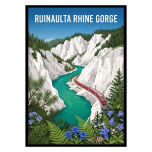 Ruinaulta Rhine Gorge Switzerland Poster