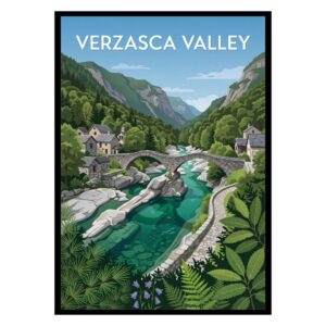 Verzasca Valley Switzerland Poster