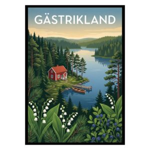 Gästrikland Sweden Poster